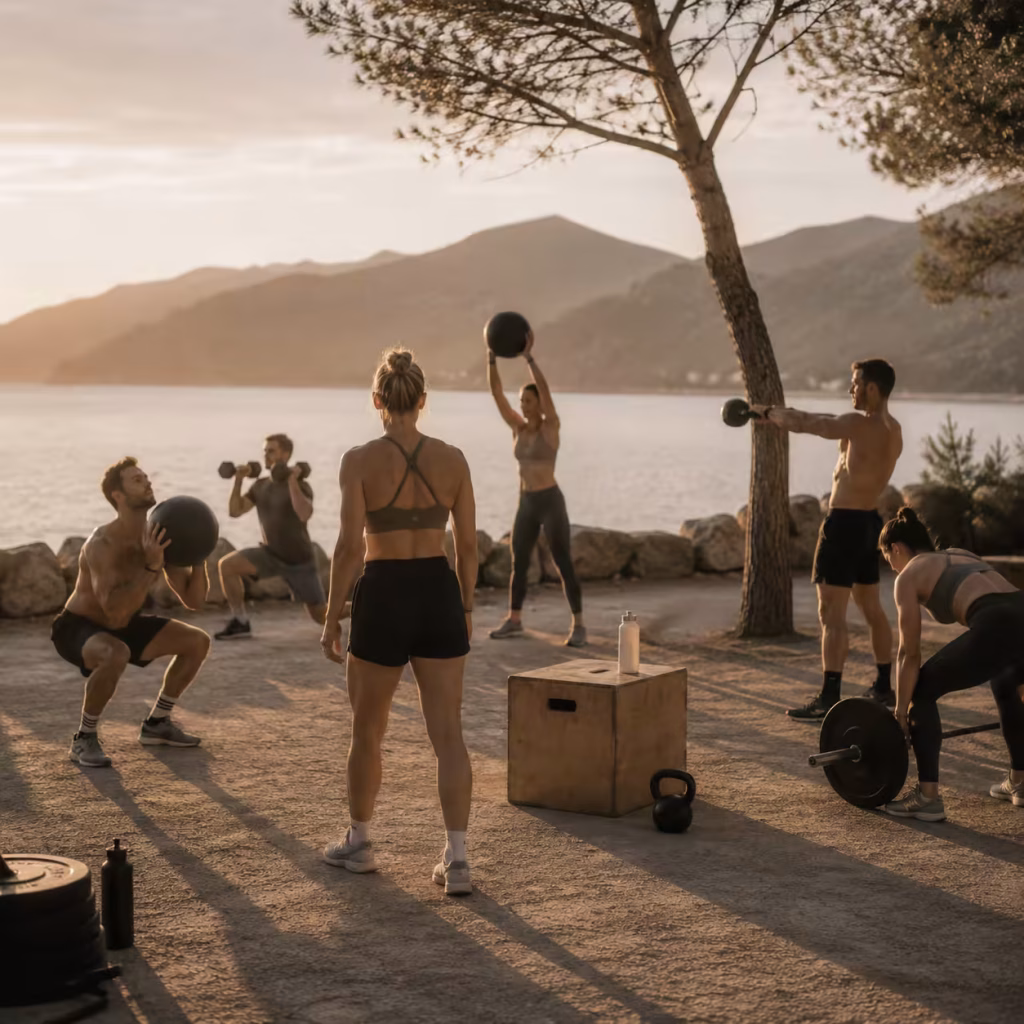 Bei VLEAR bieten wir individuell auf Sie zugeschnittene Crossfit-, Calesthenics- und Hyroxprogramme an.